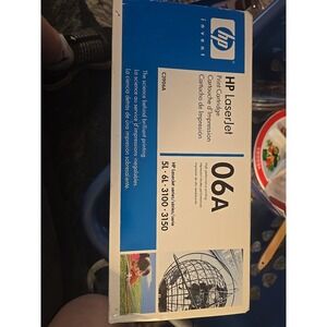 HP OEM Genuine C3906A 06A Black Toner for 5L 6L 3100 3150 Blue Sealed Box